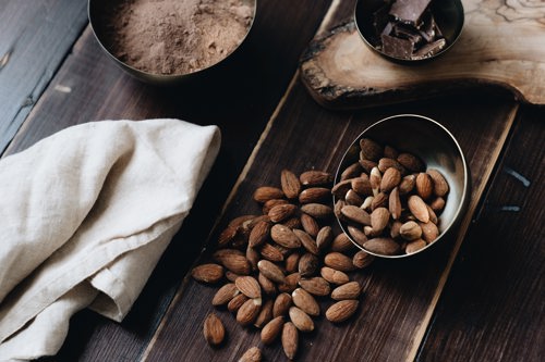 Dark Chocolate and Almonds